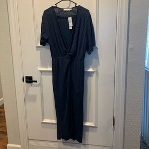 All in favor navy dress